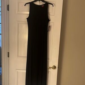 Vince Camuto Black Sleeveless Halter Maxi Dress
